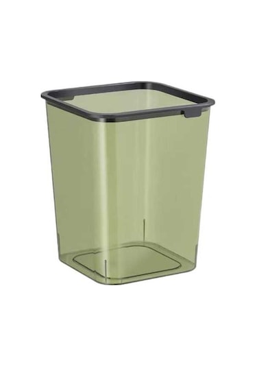 Pazly Yeşil Yeşil Suntek Sepet Ofisi Mutfak Modern Kutusu Kapaı Çöp Atık Wn Yeşil