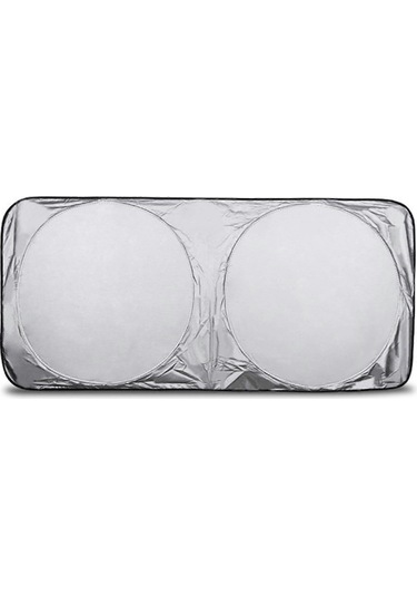 Araba Güneşliği Ön Cam Isı Yalıtımı Gümüş Kaplamalı Kumaş Ön Cam Güneşliği Kılıfı Araba Rüzgarı Newway İle Uyumludur