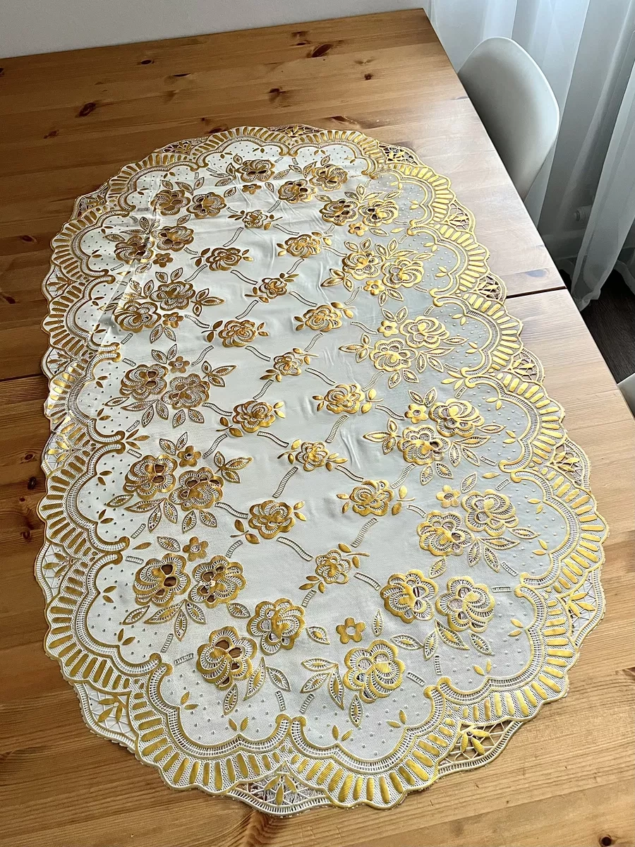 Best Price 34 Dekoratif Masa Örtüsü 208266836 Altın Rengi