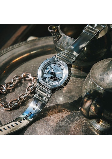 Casio G-shock Gm-2100ym-8adr Gri Renk 20 Atm Su Geçirmez Spor Erkek Kol Saati Siyah