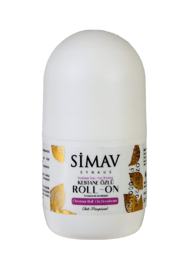 Simav Kestane Özlü Kadın Roll-On Deodorant + Termal Sulu Erkek Roll-On Deodorant 50 ML