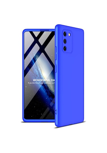 Samsung Uyumlu Galaxy A91 S10 Lite Kılıf Zore Ays Kapak Mavi