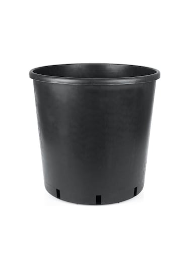 SİYAH ÜRETİM SAKSISI 50 ADET - 5 LT 21 CM