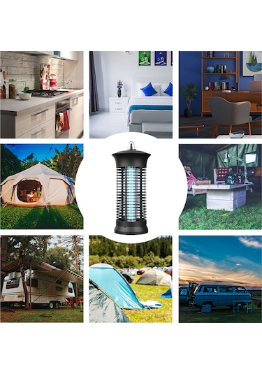 Qingmipy Evsiz Sivrisinek Kapanı - Sessiz Ve Güvenli Elektrikli Sinek Öldürücü Lamba Diğer