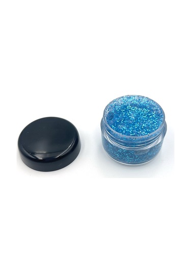 Artikel Sim Glitter Yüz Ve Vücut Parıltısı Party Glitter Makyaj Simi Mavi