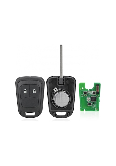 434mhz Ask 2 Düğme Araba Uzaktan Anahtar Transponder Id46 Çip Değiştirme Uzaktan Anahtar İle Opel / Vauxhall İçin Fit