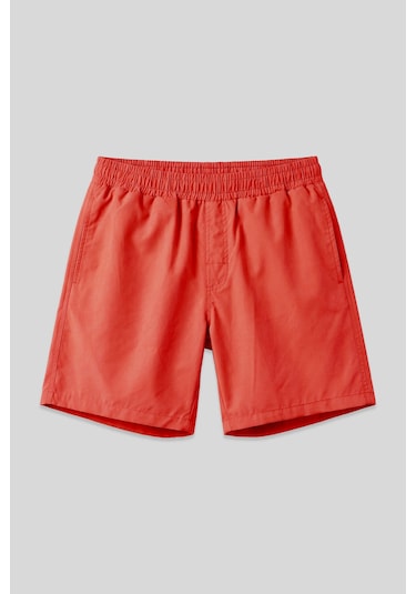 Tommylife Tommy Life Oranj Hızlı Kuruyan Standart Fit Erkek Deniz Şortu - 81237 Oranj Turuncu