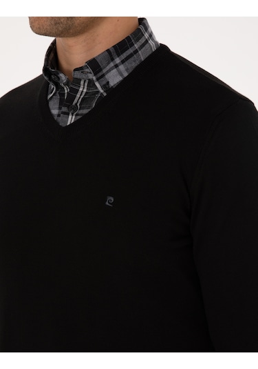 Pierre Cardin Erkek Siyah Kazak /triko 50314190-vr046 Siyah