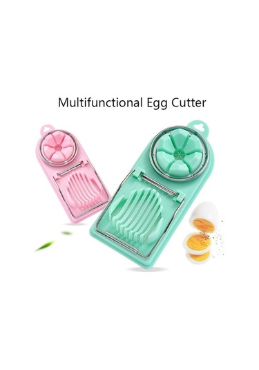 Pazly Cbtx 4fonksiyonlu Yumurta Kesici Mutfak Aracı Paslanmaz Çelik Fantezi Yumurta Kesici Koyu Pembe, Küçük Mutfak Asistanı Koyu Pembe