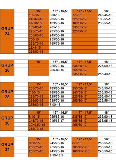 4X4 Kar Patinaj Zinciri 285X50X18 Grup:36 Space Karmatik