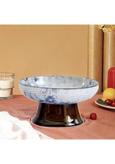 Suntek Tatlı Aperatif Tepsisi Masa Dekoru Ayaklı Çiçek-dalı