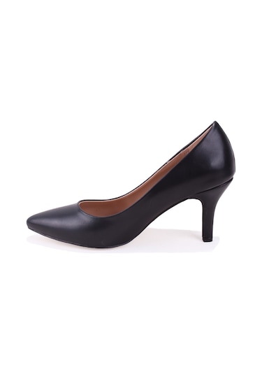 Dagoster Dza07-388412 Siyah Stiletto Topuklu Kadın Ayakkabı Siyah