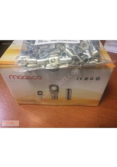 50/100/200 Adet Maasco Skp (Bakir Pabuç) 10Mm M6 Kablo