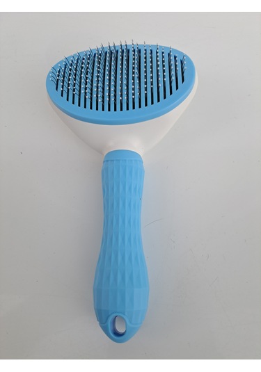 Otomatik Temizlenen Tuşlu Evcil Hayvan Fırçası Kedi Köpek Tüy Tarak