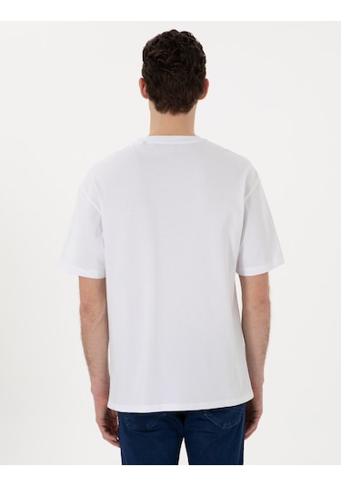 Pierre Cardin Erkek Beyaz Tişört 50310076-vr013 Beyaz