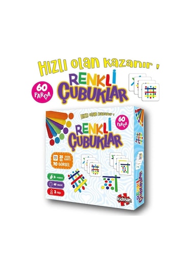 Kidsan Renkli Çubuklar Kds-9014