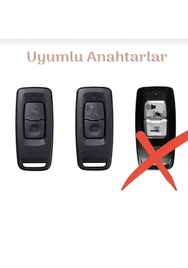 Honda Pcx 2021+ Üstü Model Uyumlu Anahtar Kılıfı Forza Için Uymaz