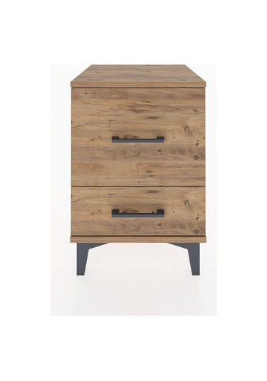 Hyperion Komodin 2 Çekmeceli 44x44x64 Çam-çam Atlas Çam