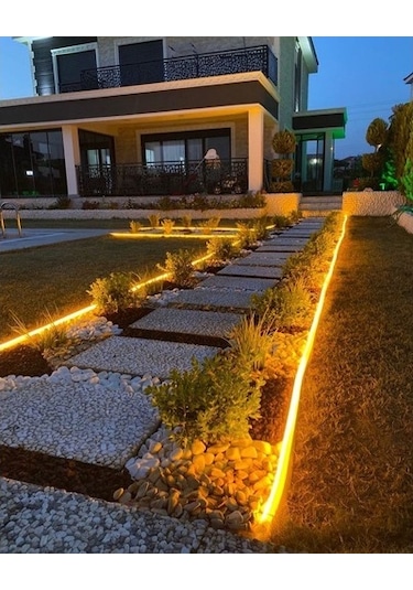 Ekoplas Işıklı Çim Sınırlayıcı 10 Mt