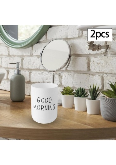 Pazly Tutucu Tezgah Tatil Suntek Fırçası Diş Beyaz Beyaz 330ml 2x Xy Beyaz