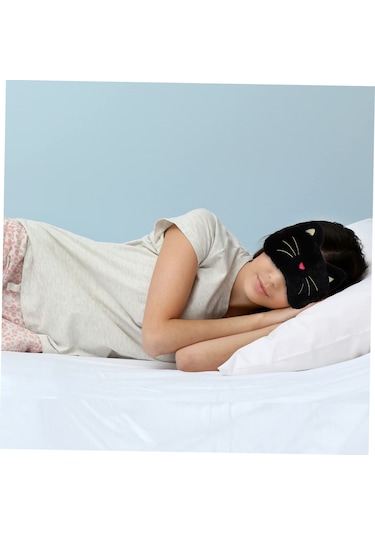 Lichen 1 Set Isıtma Maskesi Masajeador Sıcak Göz Elektrikli Göz Siyah