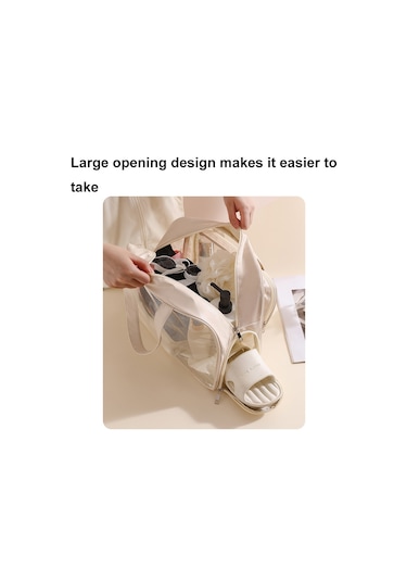 Su Geçirmez Yüzme Plaj Çantası Tuvalet Ve Kozmetik Çantası, Renk: Siyah No Shoe Warehouse Siyah