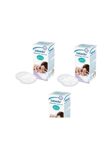Bebedor Göğüs Pedi 40'Lı Paket X 3 Adet