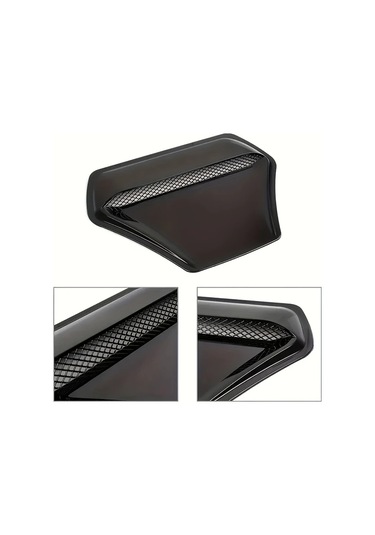 Hightower Universal Jdm Stil Parlak Abs Kaput Hava Emme Kapağı Karbon Fiber Görünüm