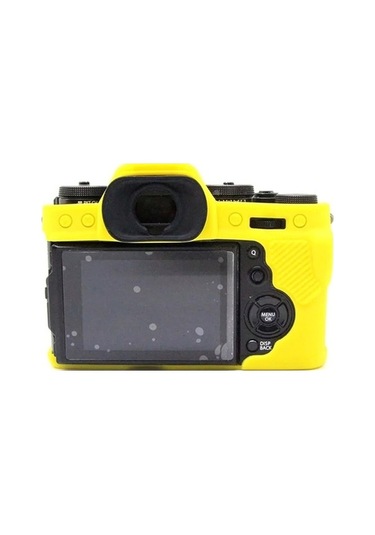 Pazly Fujifilm X-t3 İçin Yumuşak Silikon Kılıf - Çizilmez Kamera Kapağı, Sarı Renk