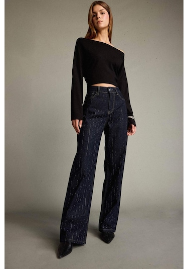 Defacto Relax Fit Düz Paça Jean Pantolon G3204ax25aunm26 Lacivert Defacto Relax Fit Düz Paça Jean Pantolon G3204ax25aunm26 Lacivert