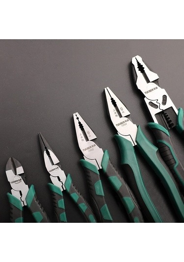 Fastbuy Tuosen Düz Pense Mengene, 9 İnç, Sıkma-sıyırma, İşgücü Tasarruflu, Manüel Tel Kesiciler