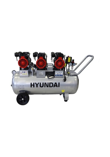 Hyundai HM3100S 6 HP Sessiz Ve Yağsız Hava Kompresörü 100 L