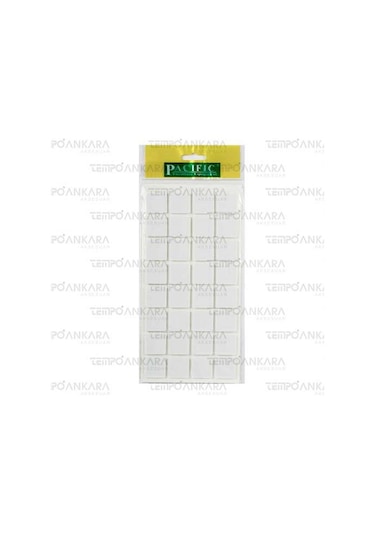 Pacific Beyaz Yapışkanlı Eva 25mm X 25mm