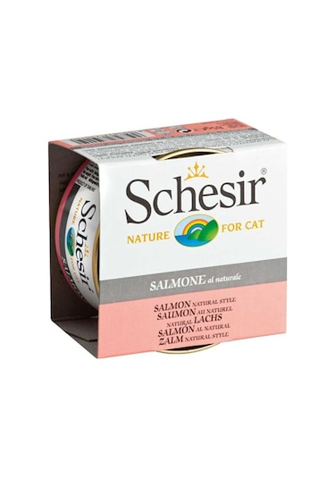 Schesir Somonlu Konserve Yetişkin Kedi Maması 14 x 85 G