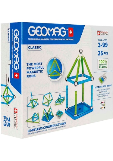 Geomag Classic Seri Zeka Oyunu Manyetik Bloklar 25 Parça