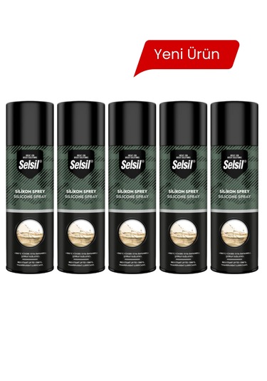 5x Silikon Sprey 500 Ml