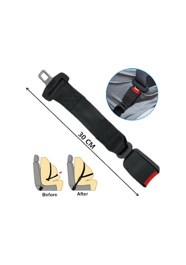 Emniyet Kemeri Rahatlatıcı Karşılığı Uzatıcı Kumaşlı Bağlama