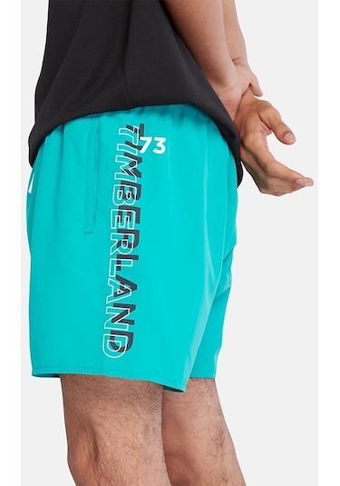 Timberland Logo Erkek Turkuaz Mayoşort & Mayo TB0A26M6E341