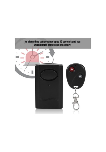 120db Güvenlik Uzaktan Kumandalı Kablosuz Titreşim Alarm Monitör Dedektörü