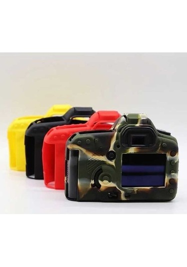 Pazly Canon Eos 5d2 / 5d Mark Iı Silikon Kılıf, Dslr Fotoğraf Makinesi Koruma Kapağı - Siyah