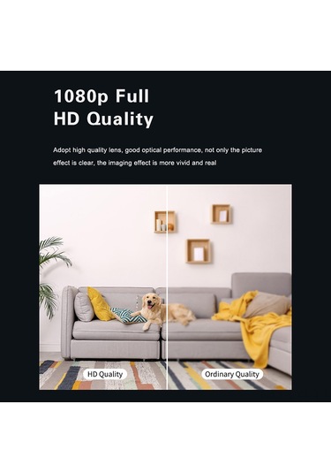 Youtek Akıllı Güvenlik Kamerası 1080p - İki Yönlü Konuşma, Hareket Algılama Ve Gece Görüşü Fonksiyonlarıyla Wi-fi Bağlantılı