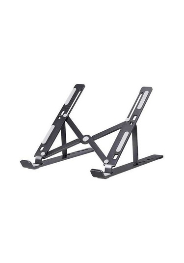 Novahub Katlanabilir 6 Seviyeli Alüminyum Laptop Stand - Ergonomik, Hafif Ve Taşınabilir Dizüstü Bilgisayar Tutucu