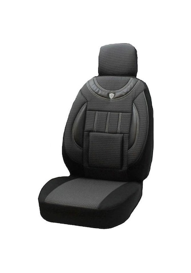 Hyundai Starex Uyumlu 2+1 Panelvan Koltuk Kılıfı - Füme - Siyah