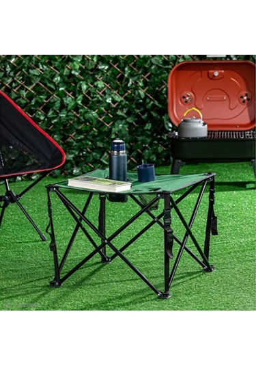 Katlanır Kamp Masası 47 cm Yeşil