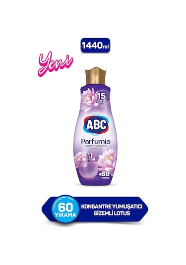 ABC Parfumia Gizemli Lotus Konsantre Çamaşır Yumuşatıcısı 1440 ML