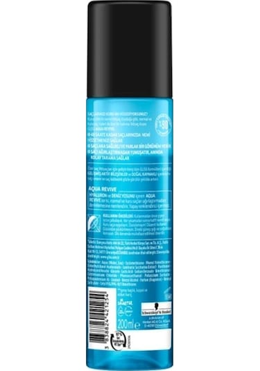 Schwarzkopf Gliss Aqua Revive Saç Bakım Kremi 200 ML