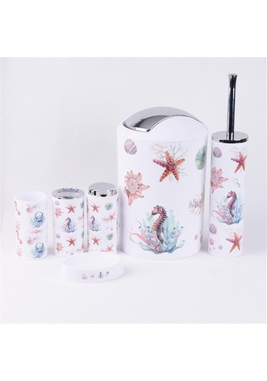 Suntek 6 Adet Banyo Sabunluk Losyon Dispenseri Diş Fırçası