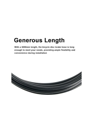 Geeroyoo Shımano M315 335 395 615 Uyumlu 3 Metre Bh90 Yağ Hortumu Seti, 5 Adet Zeytin Başlığı İle Siyah