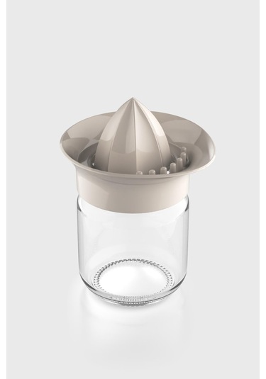 Renga Neo 210 Ml Bej Kapaklı Cam Limon Sıkacağı 201010 Bej