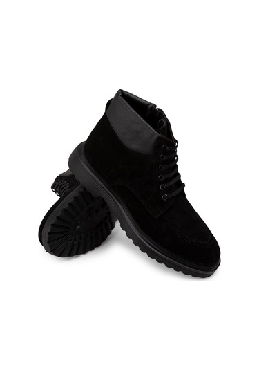 Deery Hakiki Süet Siyah Erkek Bot - 01929msyhe02 Siyah